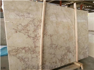 Turkey Rosalia Light Marble Slab Wall Flooring Tiles
