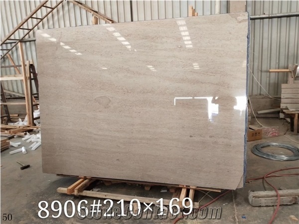 White Crabapple Marble Begonia Quality Flawless Beige Slab Tile