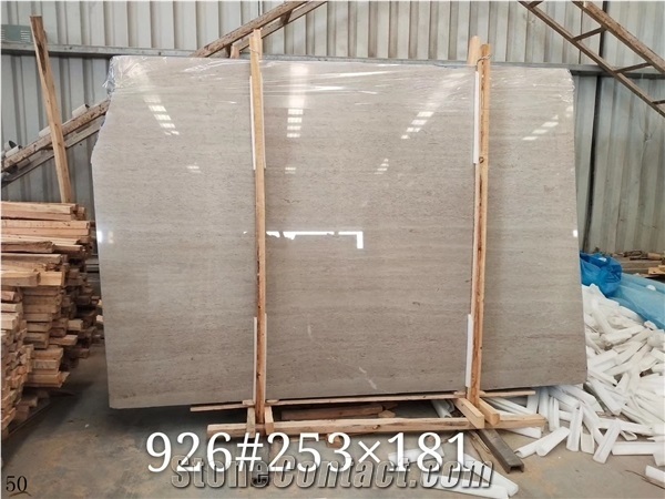 White Crabapple Marble Begonia Quality Flawless Beige Slab Tile