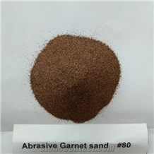 CNC Waterjet Cutting Abrasive Media Garnet Sand 80 Mesh