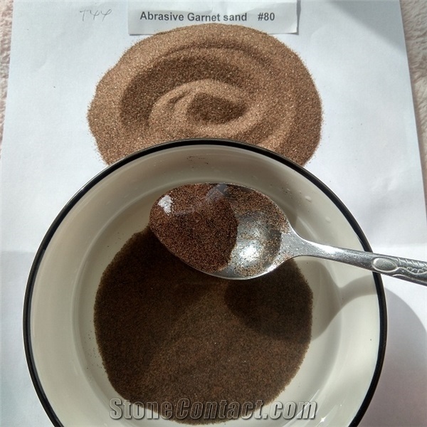 Washed Filtered Garnet Sand 80mesh Cnc Waterjet Cutting Sand