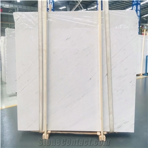 Polished Stones Greece Yugoslavia White Marble Slab and Tile