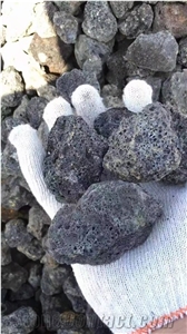 Black Lave Stone Pebbles for Walkway Pebbles
