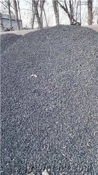 Black Lave Stone Pebbles for Walkway Pebbles