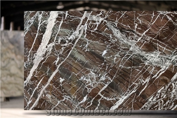 Red Marble, Majestic Rose Marble, Rosso Levanto Marble Slabs