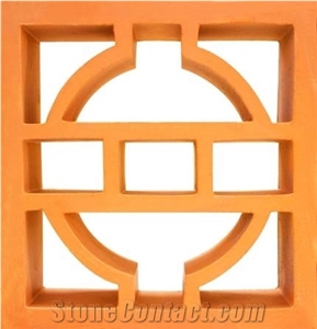Terracotta Clay Breeze Brick, Terracotta Bricks