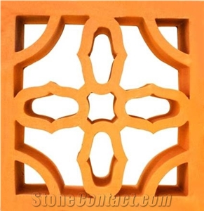 Terracotta Clay Breeze Brick, Terracotta Bricks