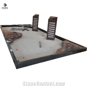 Natural Granite Cemetery Himalaya Monuments for Sale