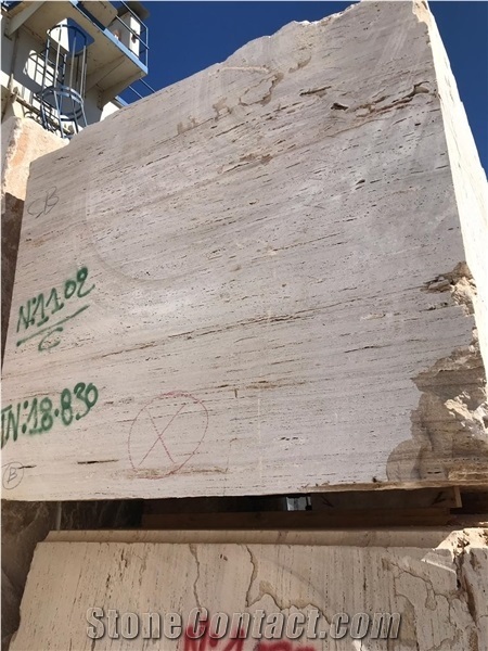 Silver Travertine Blocks