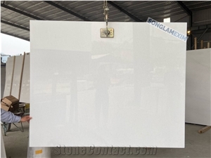 Premium White Crystal Marble Polished Slabs