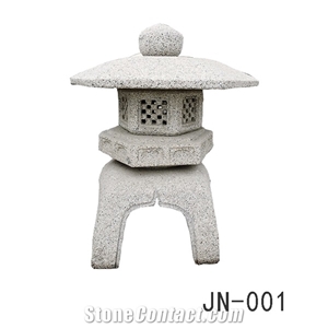 Carved Stone Sculpture Japanese Stlye Lanterns Jn-001