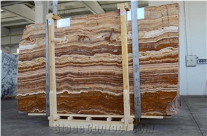 Onyx Brown Slabs