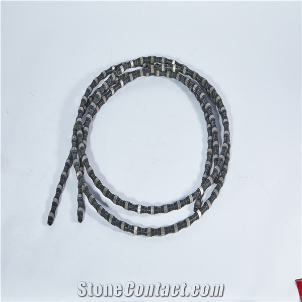 Diamond Rope Saw for Cutting Granite Rocks