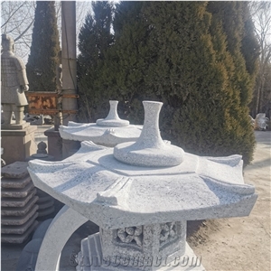 Garden Stone Lantern Cemetery Lantern Granite Lanterns, Japanese Lantern