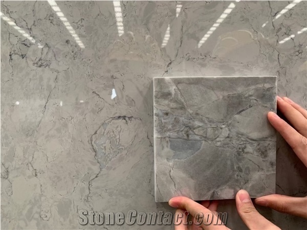 Grey Calacatta Artificial Marble Factory Direct Sell