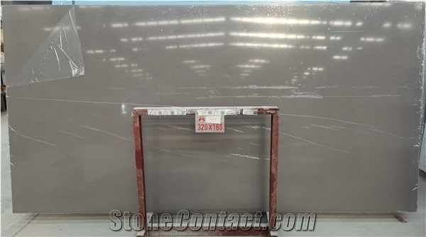 Grey Marble Imitated Quartz for Countertop Factory Direct Sell