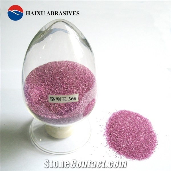 Pink Aluminum Oxide Grain F100 F120 PFA Abrasive