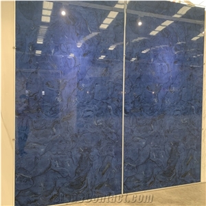 Artificial Blue Marble Sintered Stone Cladding