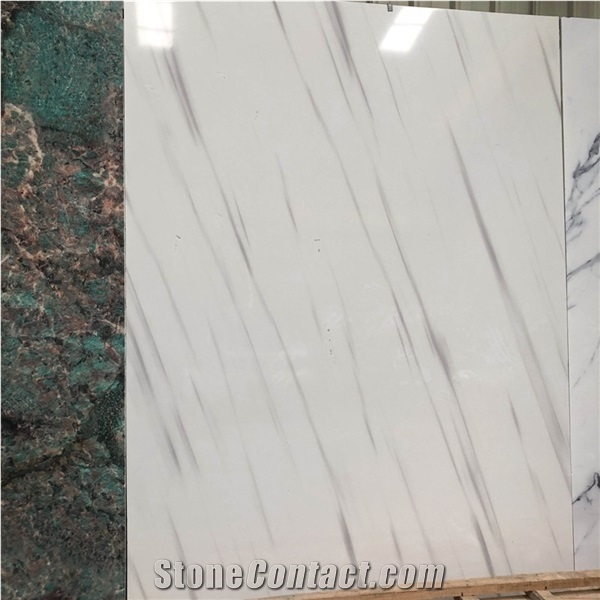 Artificial White Marble Slab for Background Wall Decor