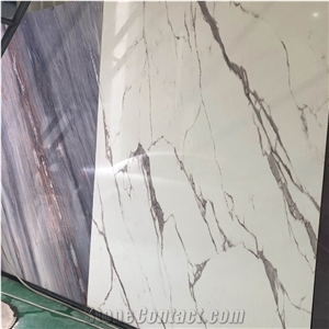 Artificial White Marble Slab for Background Wall Decor