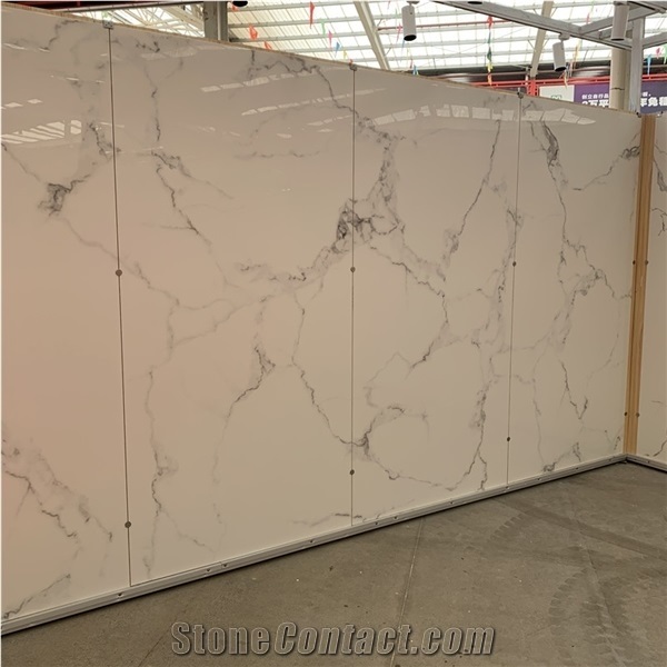 Sintered Stone Slab Indoor Wall Design