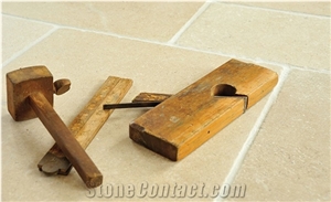 Atum Satino & Antique Beige Limestone Floor Tiles