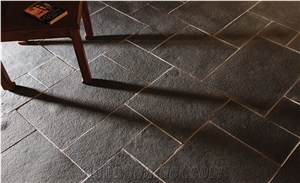Balkan Black Limestone Pattern Tiles