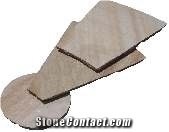 Camel Brown Brown Sandstone Cobblestone, Garden Pavers, Patio Pattern