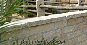 Mint White Sandstone Wall Coping