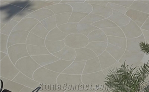 Mirage- Rimini Circle Sandstone Landscaping Stones, Pavers, Cobblestone
