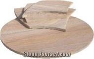 Mirage- Rufina Circle Rainbow Sandstone Patio Terrace Pattern