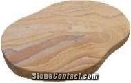 Rufina Rainbow Sandstone Garden Stepping Stone