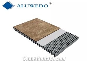 Stone Honeycomb Panel, Honeycomb Backed Black Marble Stone Panels