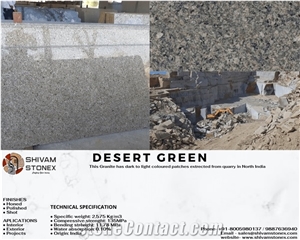 Dessert Green Granite Slabs