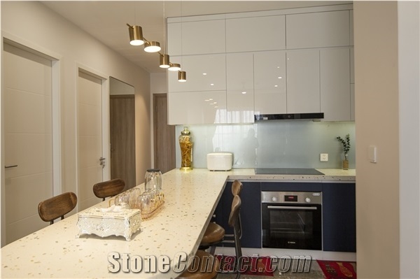 Artificial Stone Kitchen Countertops - Vietnam Quartz Countertops