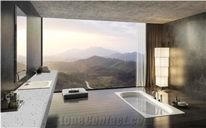 Quartz Bathroom Countertops, Vanity Tops- Khang Minh Conslabs