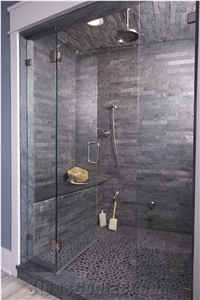Silver Gray Slate Stone Wall Cladding Wl33