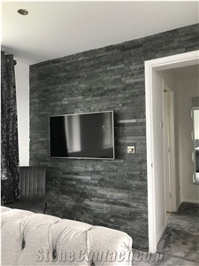 Silver Gray Slate Stone Wall Cladding Wl33
