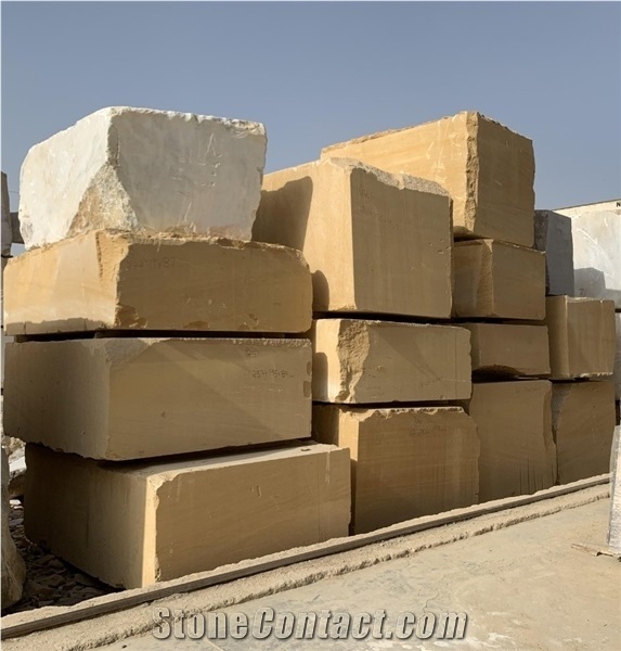 Yellow Golden Sandstone Blocks