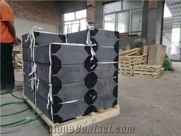 Mongolia Black Basalt Stairs, Steps