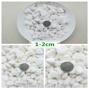 Pure White Quartz Pebbles Stone