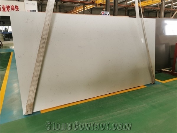 Wholesaler Polished White Artificial Marble Stone Slabs