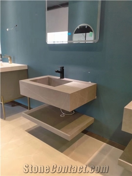 Porcelain Sintered Stone Bathroom Countertop, Vanity Tops