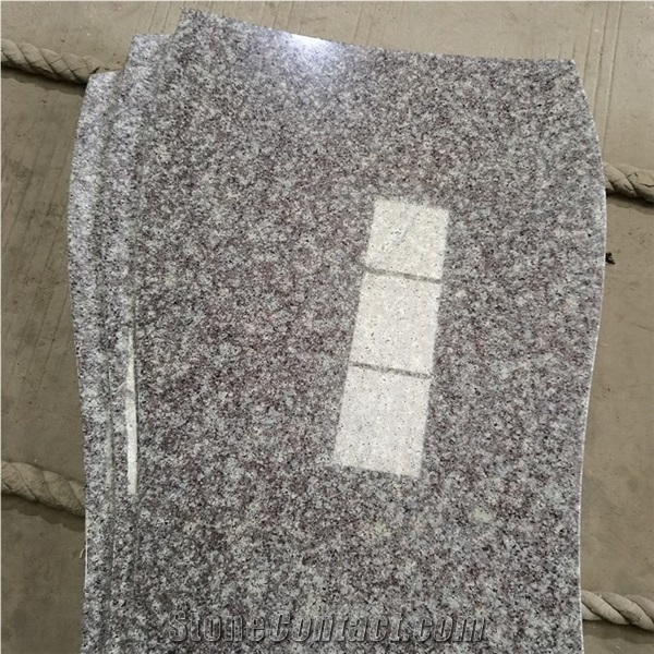 China G664 Pink Granite Monuments Headstones