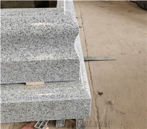 China Grey Granite Israel Style Double Monuments