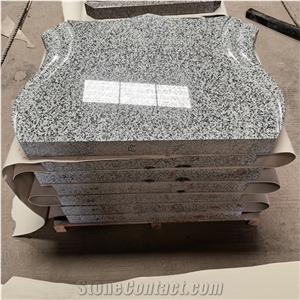 New Grey G603 Granite Double Monument Headstones