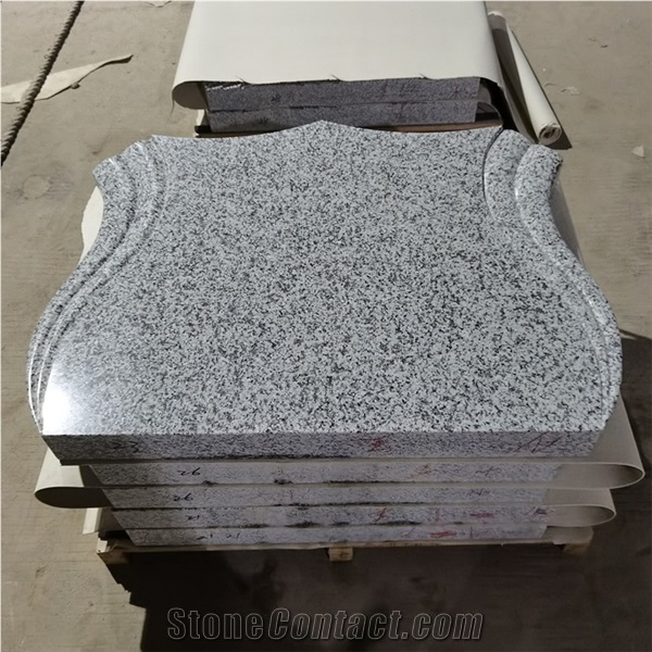 New Grey G603 Granite Double Monument Headstones