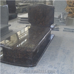 Tan Brown Granite Monuments China Facory Manufacture