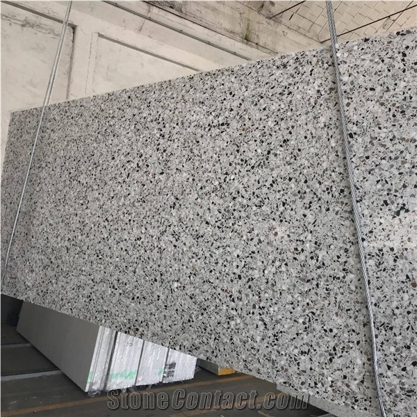 Agglomerated Resin-Marble and Cement-Marble Slabs