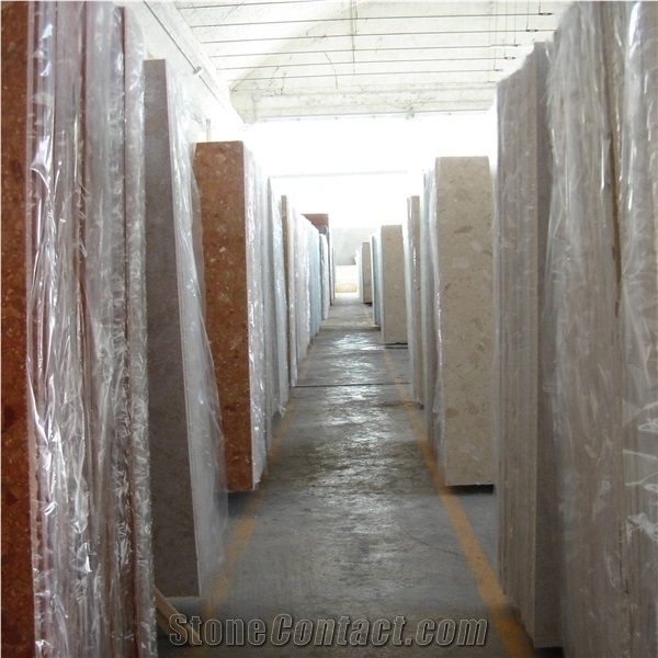 Agglomerated Resin-Marble and Cement-Marble Slabs
